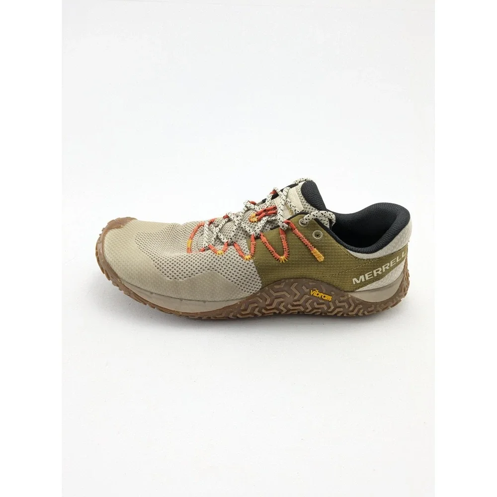 NWOB Mens Merrell Chaussures Trail Glove 7 Beige Vibram Shoes J068139 Size 11